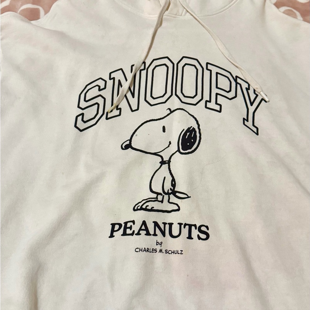 Peanuts Snoopy White Hoodie